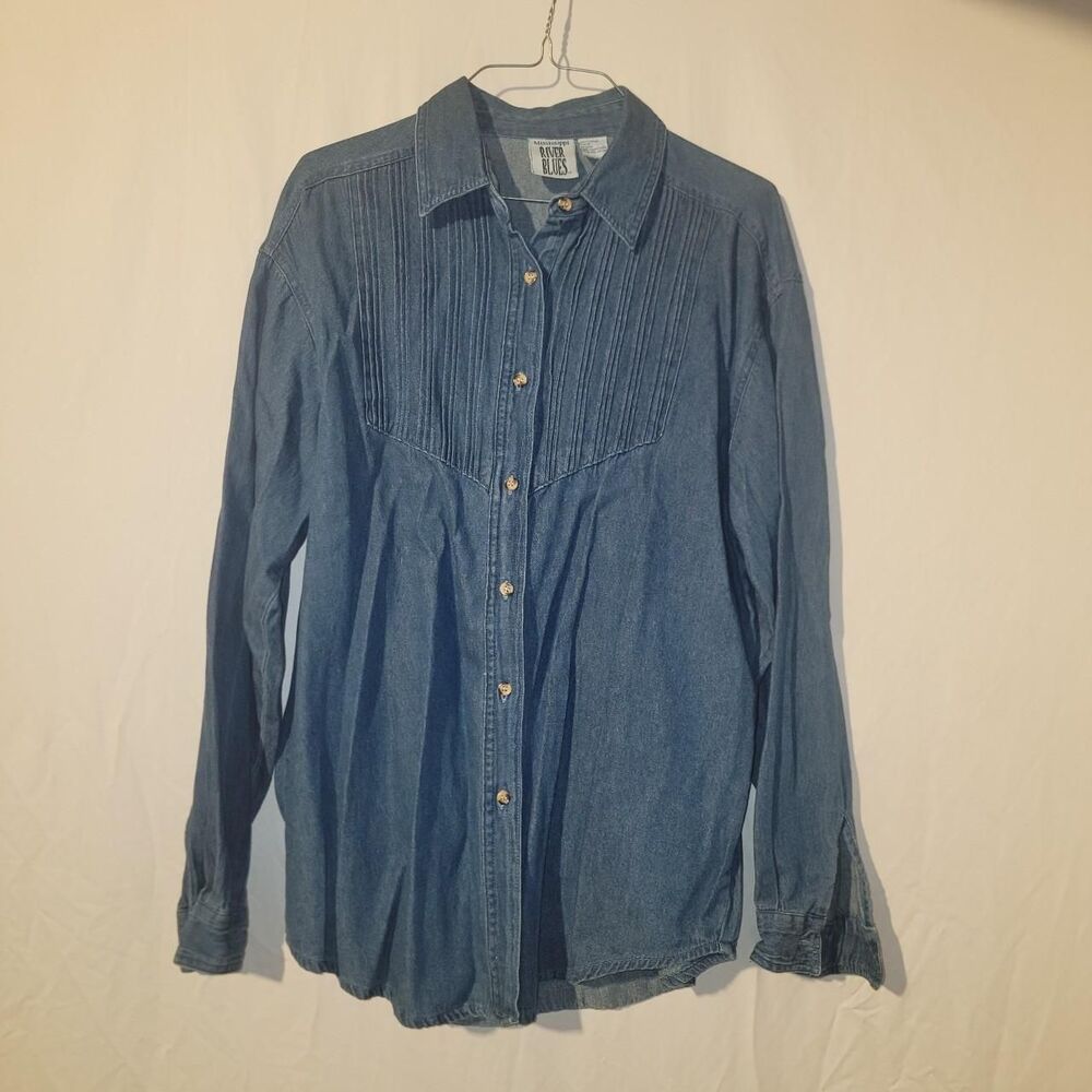 Mississippi River Blues Women's Blue Shirt